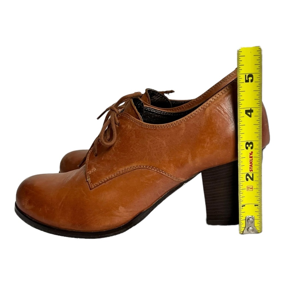 Brown Leather Ankle Boots - Picture 3 of 12